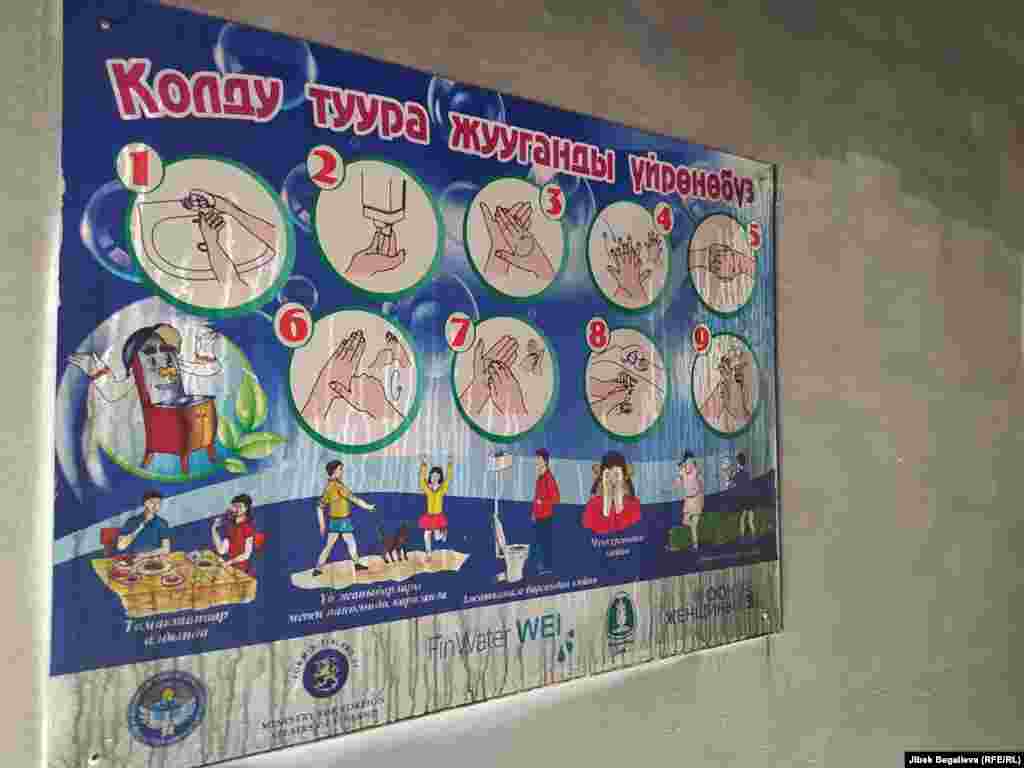 Школьный плакат. Село Максат. 2 мая 2021 г.&nbsp;