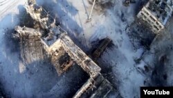 Руины аэропорта Донецка