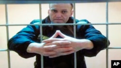 Ռուսաստան - Ընդդիմադիր Ալեքսեյ Նավալնին ճաղերի ետևում, արխիվ