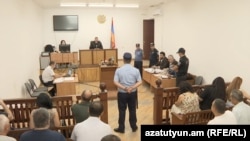 Armenia – Opposition politician Ruben Hakobian goes on trial in Yerevan, August 27, 2025.