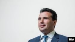 Outgoing North Macedonia Prime Minister Zoran Zaev (file photo)