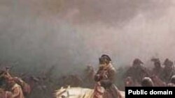 ناپلئون به هنگام بازگشت از روسیه
