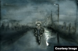 Эскиз Ирины Литманович (выставка на "Володинском фестивале" 2019 года)