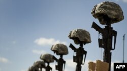 Памяти погибших солдат на базе Форт Худ