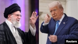 Iran's Supreme Leader Ayatollah Ali Khamenei and US President Donald Trump (composite image)
