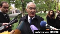 Спикер парламента Армении Галуст Саакян, Ереван, 27 октября 2016 г.