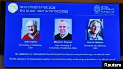 Ֆիզիկայի բնագավառում 2025 թվականի Նոբելյան մրցանակի դափնեկիրները, Ստոկհոլմ, 7-ը հոկտեմբերի, 2025թ.