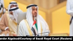 محمد بن زاید در نشست اخیر شورای همکاری خلیج فارس