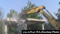 عکسی که باشگاه خبرنگاران از این «عملیات» منتشر کرده است