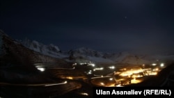 На месторождении Кумтор.