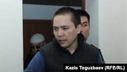 Алмат Жұмағұловтың сот кезіндегі суреті.
Алматы, 26 қыркүйек 2018 жыл.