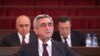 Armenia -- President Serzh Sargsian speaks at a congress of the Union of Industrialists and Entrepreneurs, Yerevan, 09Nov2011