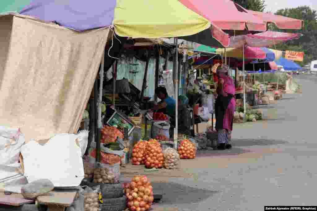Крестьяне рассказали, что посредники скупают картофель с поля по 5 сомов за килограмм, а капусту - 3-4 сома.&nbsp;
