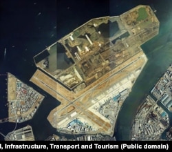 هاندا در سال ۱۹۳۱ راه‌اندازی شد و طی سال‌های گذشته رشد کرد (تصویر هوایی از سال ۱۹۸۴)