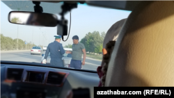 Дорожный контроль, Ашхабад (иллюстративное фото) 