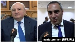 Գյումրիի քաղաքապետ Վարդան Ղուկասյանը և փոխքաղաքապետ Ավետիս Առաքելյանը