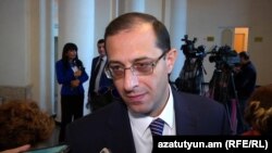 Министр спорта и по вопросам молодежи Габриел Казарян, Ереван, 22 октября 2015 г.