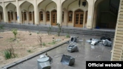 تصویر خبرگزاری حوزه علمیه از حمله به حوزه علمیه کازرون 