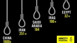 ایران دومین کشور جهان از نظر شمار بالای اعدام است