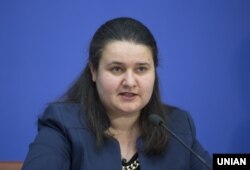 Оксана Маркарова у квітні 2018-го