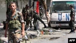 نیروهای ارتش سوریه در دمشق