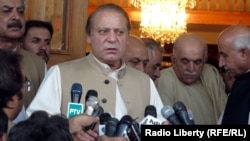 Премьер-министр Пакистана Наваз Шариф. Белуджистан, 3 июля 2013 года.