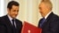 Президенты Николя Саркози и Нурсултан Назарбаев в Астане. 6 октября 2009 года.