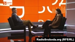 Вадим Пристайко, надзвичайний і повноважний посол України, ексміністр закордонних справ України в студії Радіо Свобода. Київ, 30 квітня 2025 року