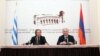 Ուրուգվայի եւ Հայաստանի արտգործնախարարներ Լուիս Ալմագրո եւ Էդվարդ Նալբանդյան