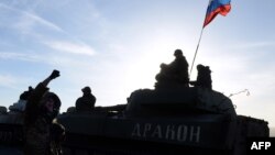 Orsýetçi separatistler, Donetsk regiony. 