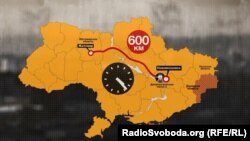 Відстань, яку військові подолали за понад п’ять діб
