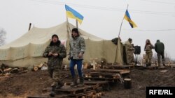 Учасники блокади торгівлі на Донбасі, архівне фото