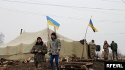 Учасники блокади торгівлі на Донбасі, архівне фото