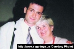 Леся Ґонґадзе із сином Георгієм