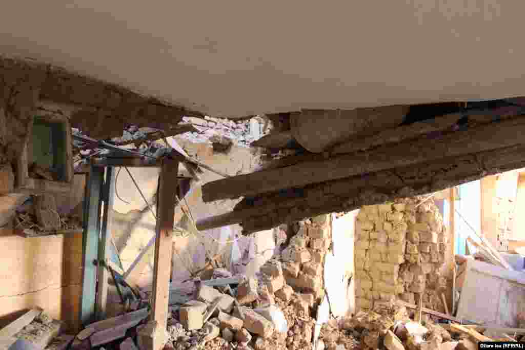 Комната, где прогремел взрыв.