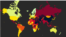 Карта мира Индекса свободы прессы от «Репортеров без границ», 12 февраля 2014 г.