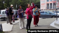 Китайские туристы в Благовещенске