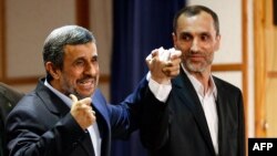 محمود احمدی نژاد و حمید بقایی 