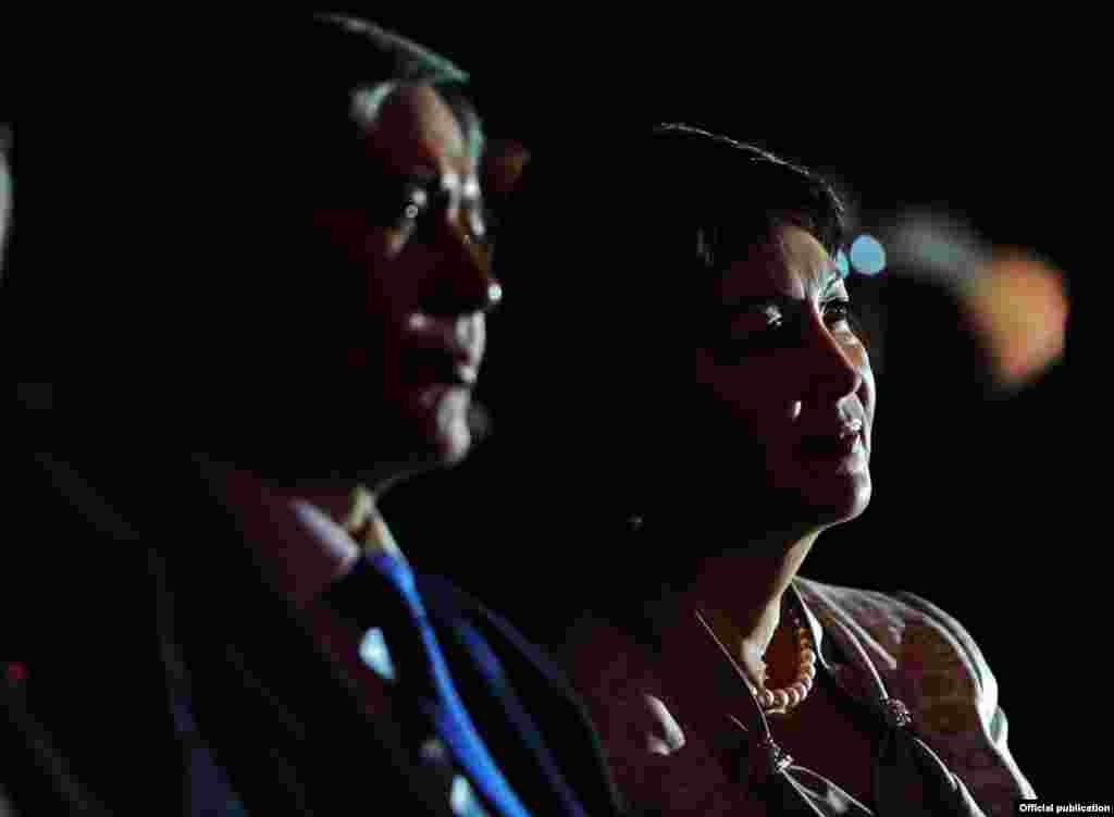 Алмазбек и Раиса Атамбаевы