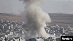 حملات هوایی به کوبانی