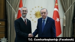 Nariman Celal ve Recep Tayip Erdoğan, İstanbul, 2025 senesi oraq ayınıñ 8