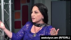 Лиана Зурабян в студии «Азатутюн ТВ», Ереван, 7 сентября 2017 г. 