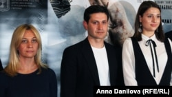 Ahtem Seitablayev "Başqasınıñ duası" filminiñ tanıtılmasında