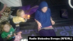 В сирийском лагере "Рож". Боснийские дети.