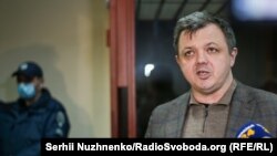 Семен Семенченко в Печерському суді під час обрання запобіжного заходу в справі «приватної військової компанії»