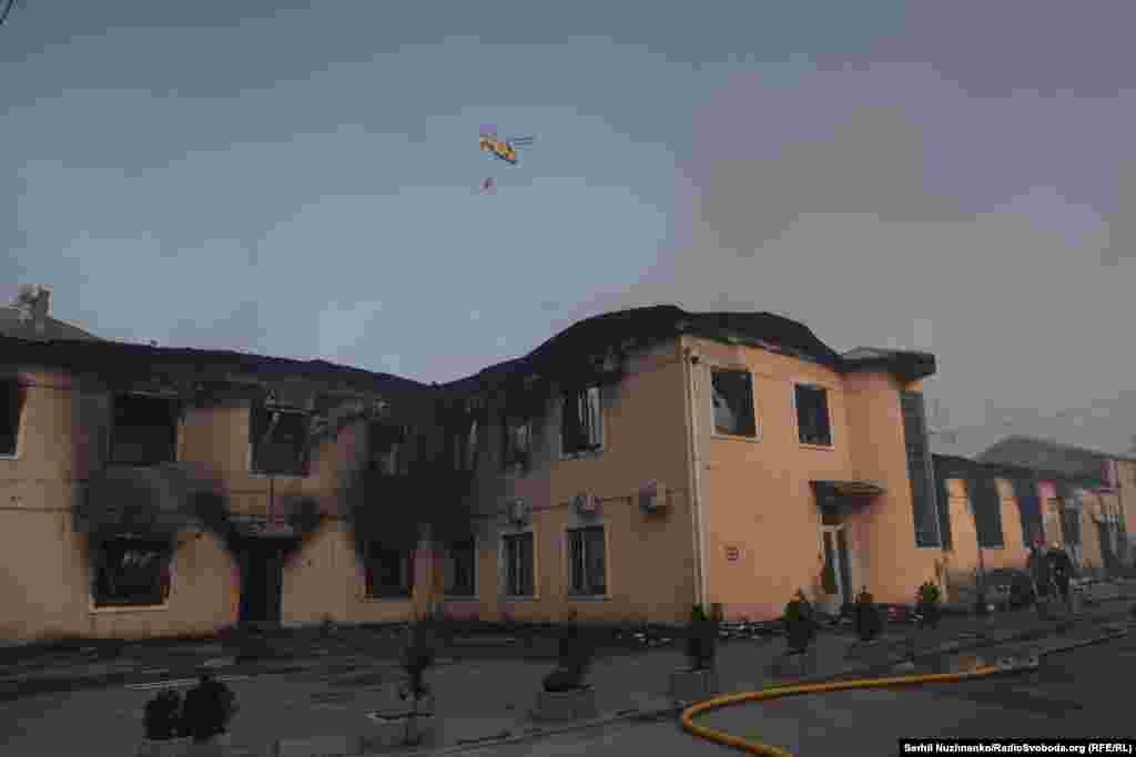 Наслідки атаки РФ. Промислова зона. Оболонський район, Київ, 10 червня 2025 року