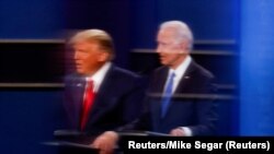 Трамп менен Байден Флоридада коронавирус пандемиясы тууралуу карама-каршы билдирүү таратышты. 