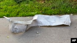 Уламок дрона після збиття в Москві, фото ілюстративне