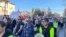 Belgrade, Serbia - Students during their walk of protest towards Novi Sad