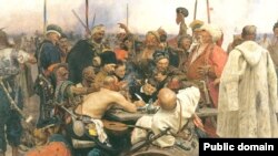 Репин Ильян "Туркойн султане кехат яздеш бу запорожхой" сурт. 